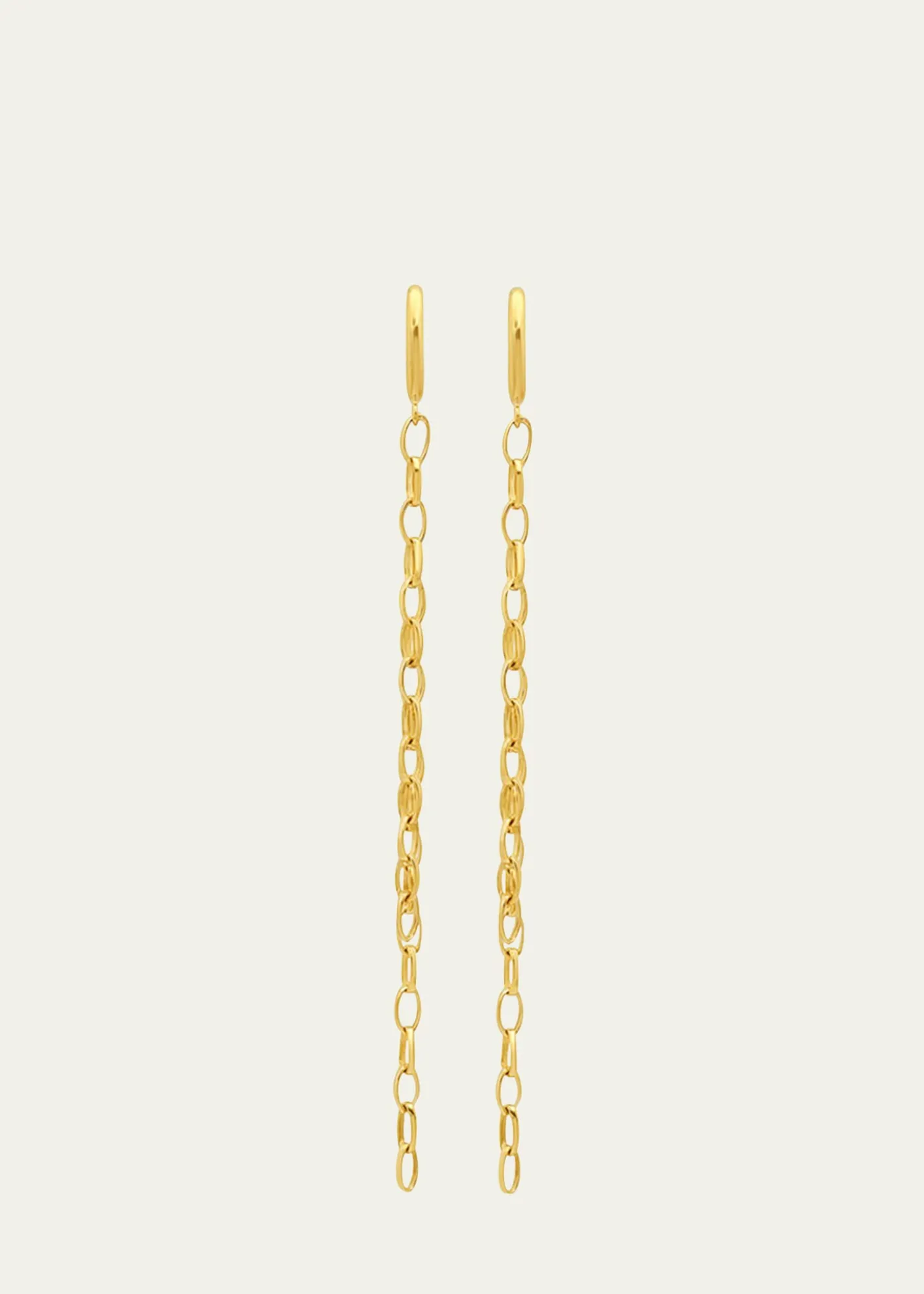 Jennifer MeyerEdith Link Stud Earrings with Edith Link Fringe