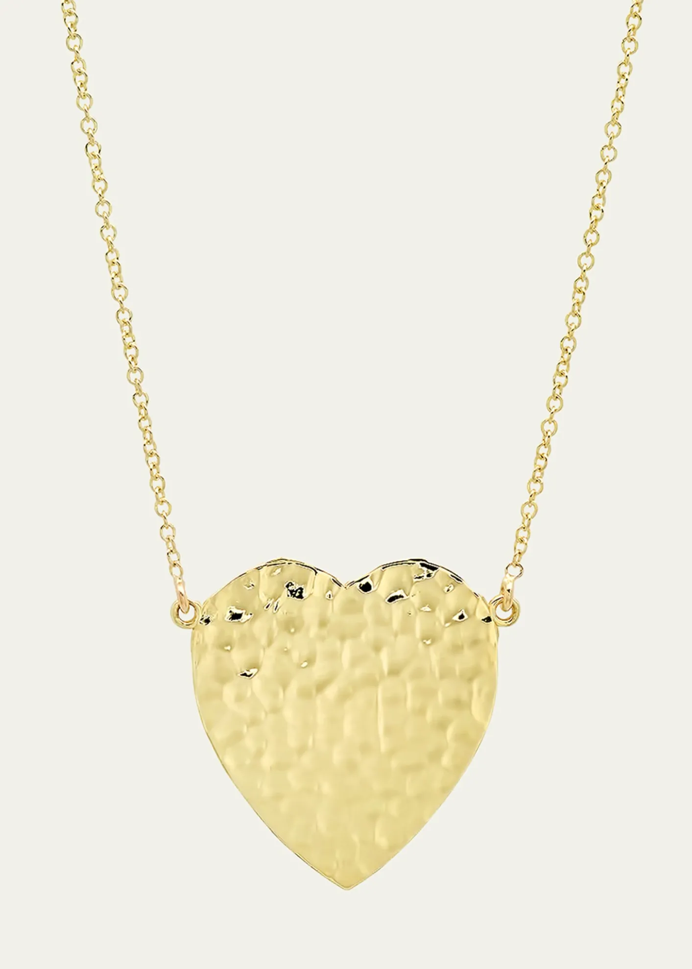 Jennifer Meyer18k Hammered Heart Necklace