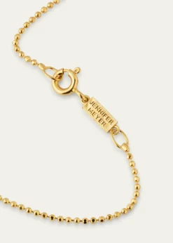 Jennifer Meyer18K Large Diamond Open Clover Pendant Necklace