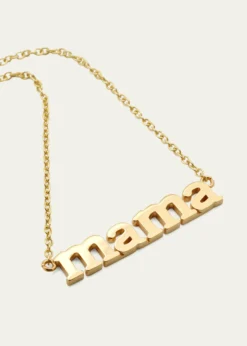 Jennifer Meyer18k Mama Pendant Necklace