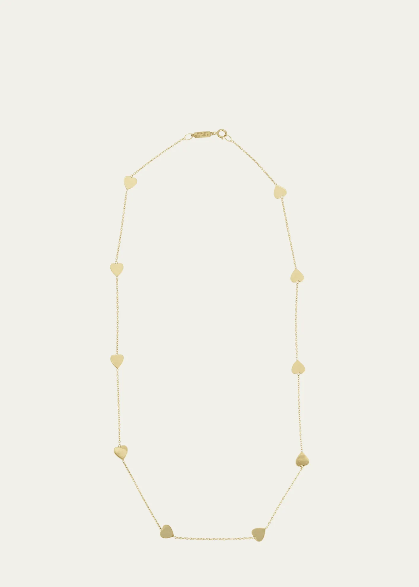 Jennifer Meyer18k Yellow Gold Hearts by The Inch Necklace