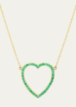 Jennifer MeyerLarge Open Heart Necklace