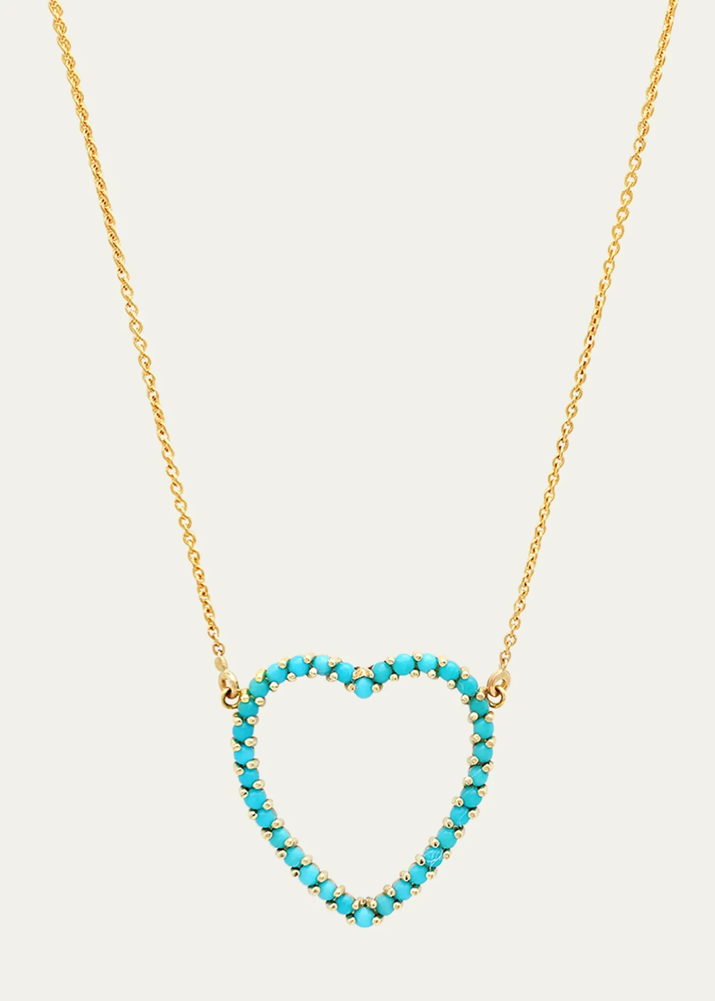 Jennifer MeyerLarge Open Heart Necklace