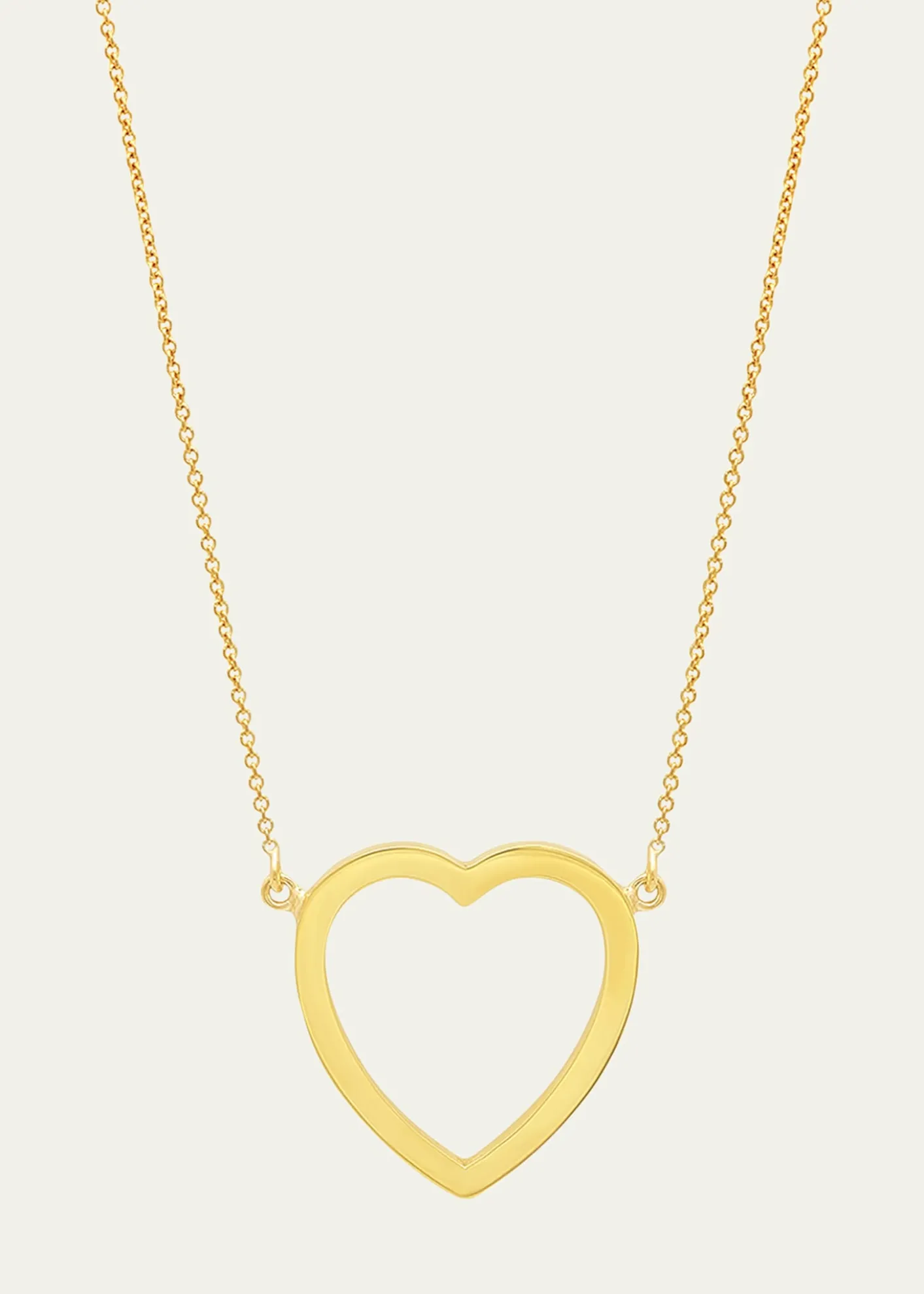Jennifer MeyerLarge Open Heart Necklace