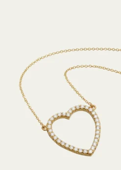 Jennifer MeyerLarge Open Heart Necklace