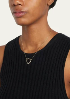 Jennifer MeyerLarge Open Heart Necklace