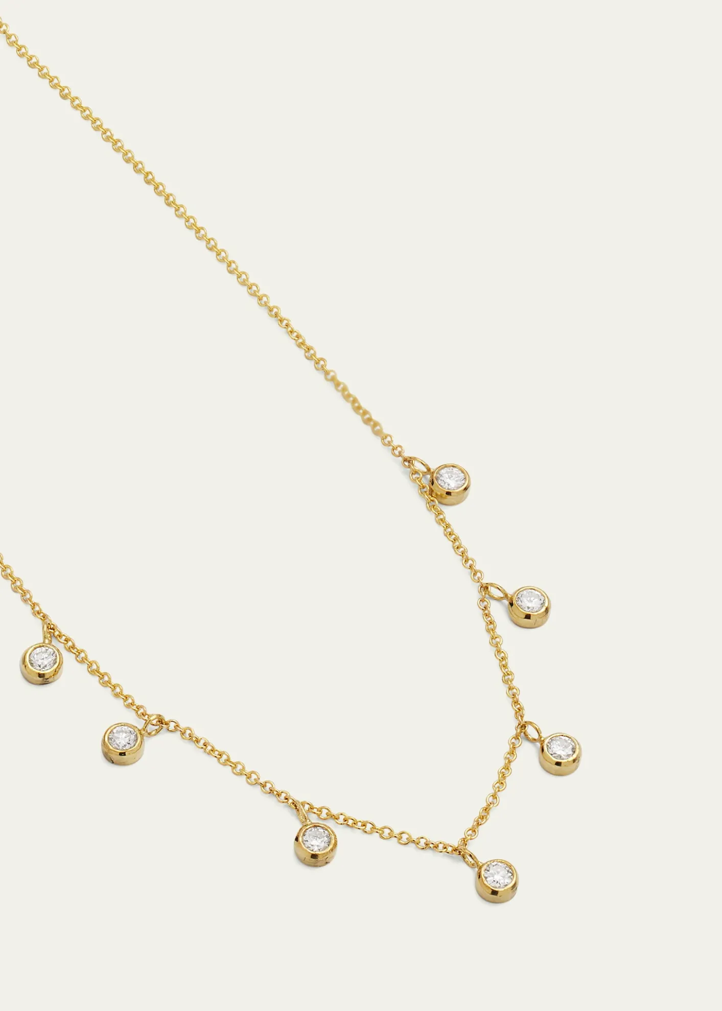 Jennifer MeyerMini 7-Bezel Dangle Necklace