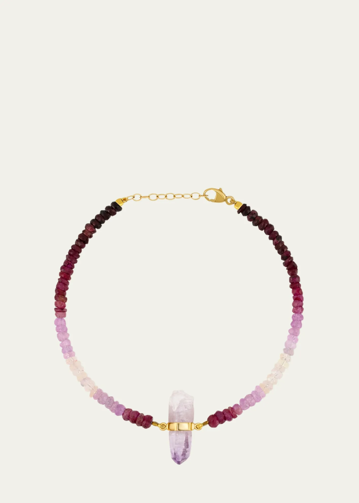 JIA JIAArizona 14K Ruby and Amethyst Bracelet