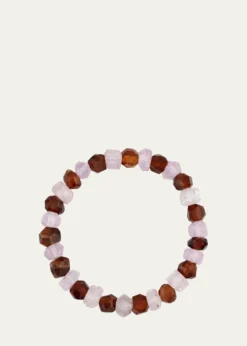 JIA JIAGaia Garnet & Kunzite Stretch Bracelet