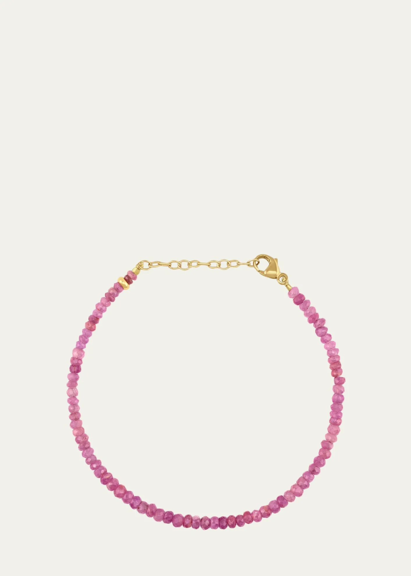 JIA JIA14K Pink Sapphire Bracelet
