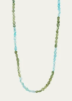 JIA JIA14K Green and Blue Apatite Necklace
