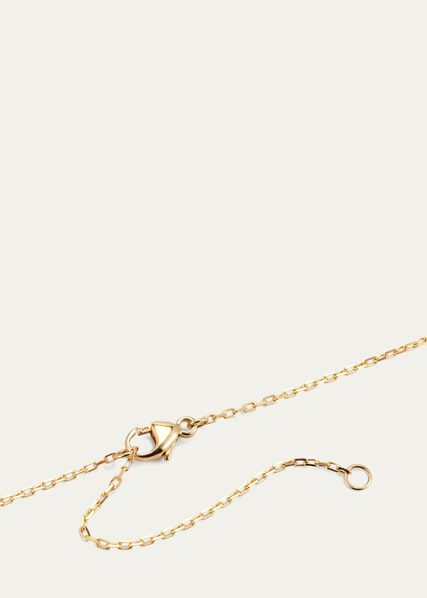 JIA JIA14k Yellow Gold Crystal Quartz and Diamond Bar Necklace