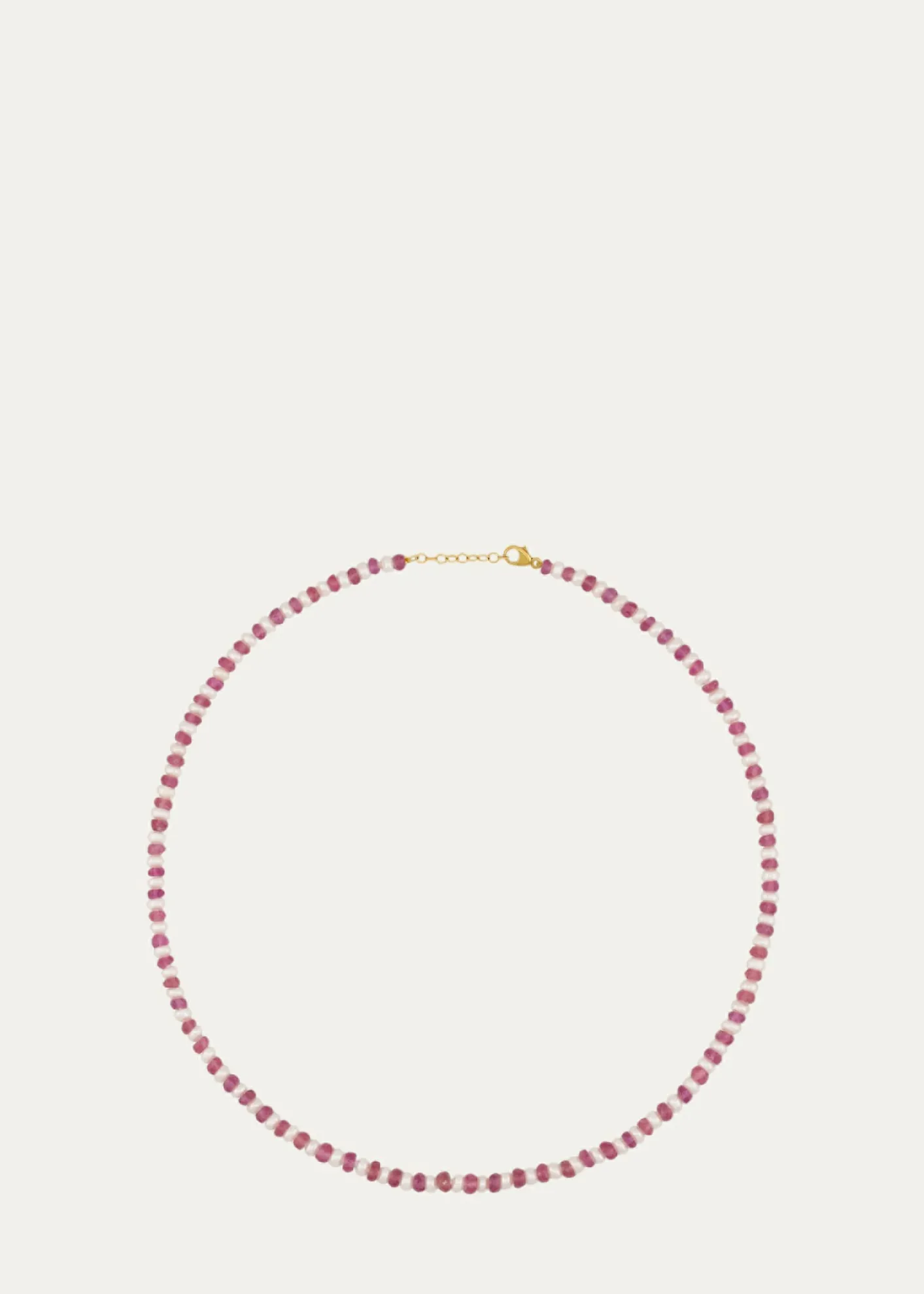 JIA JIAOcean Connection 14K Pink Sapphire and Pearl Necklace