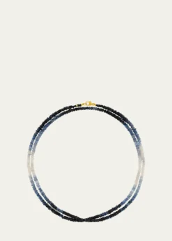 JIA JIAOmbre Blue Sapphire Double-Strand Necklace