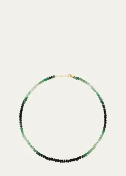JIA JIAOmbre Emerald Necklace
