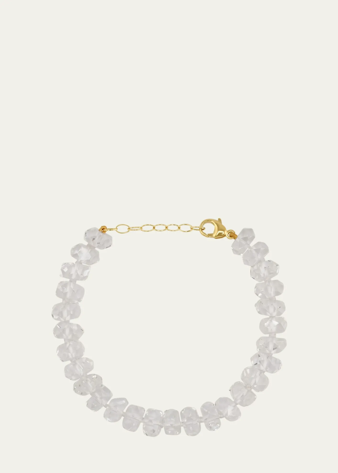 JIA JIAOracle Crystal Quartz Large Gemstone Bracelet