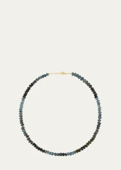 JIA JIAOracle 14K Moss Aquamarine Necklace