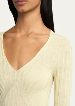 Jil SanderCashmere-Silk V-Neck Sweater