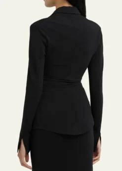 Jil SanderGathered Slim-Fit Button-Down Shirt