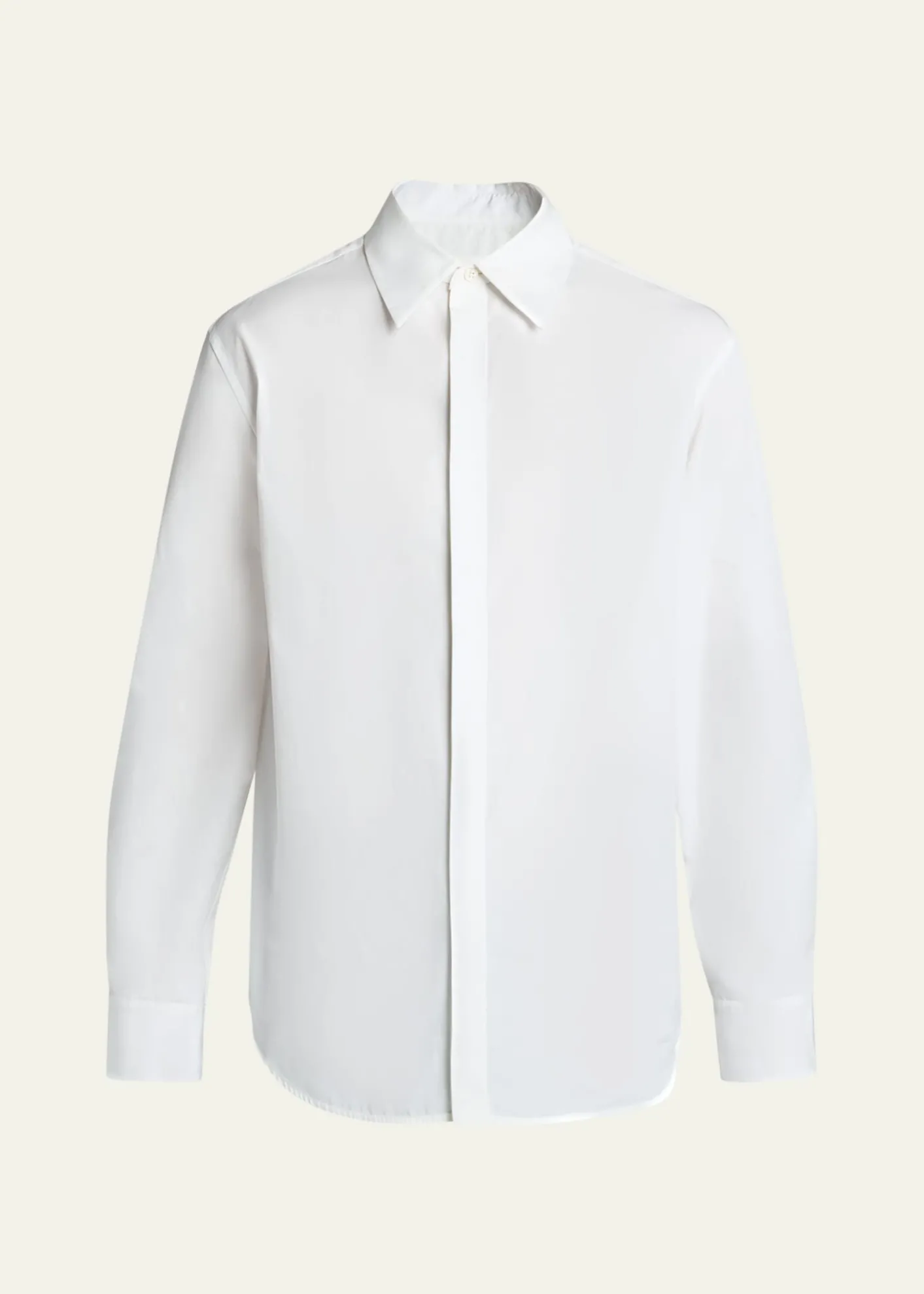 Jil SanderMen's Concealed-Placket Cotton Sport Shirt