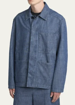 Jil SanderMen's Denim Chore Jacket