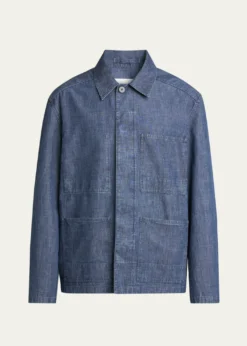 Jil SanderMen's Denim Chore Jacket