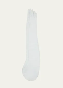 Jil SanderPatent Leather Shoulder Gloves