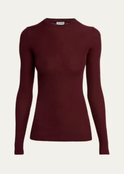 Jil SanderRibbed Wool Crewneck Sweater