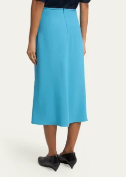Jil SanderViscose Bias Midi Skirt