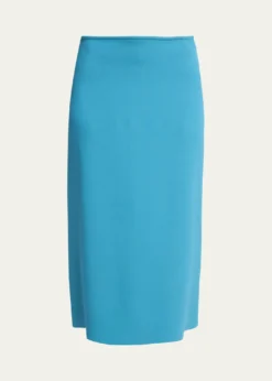Jil SanderViscose Bias Midi Skirt