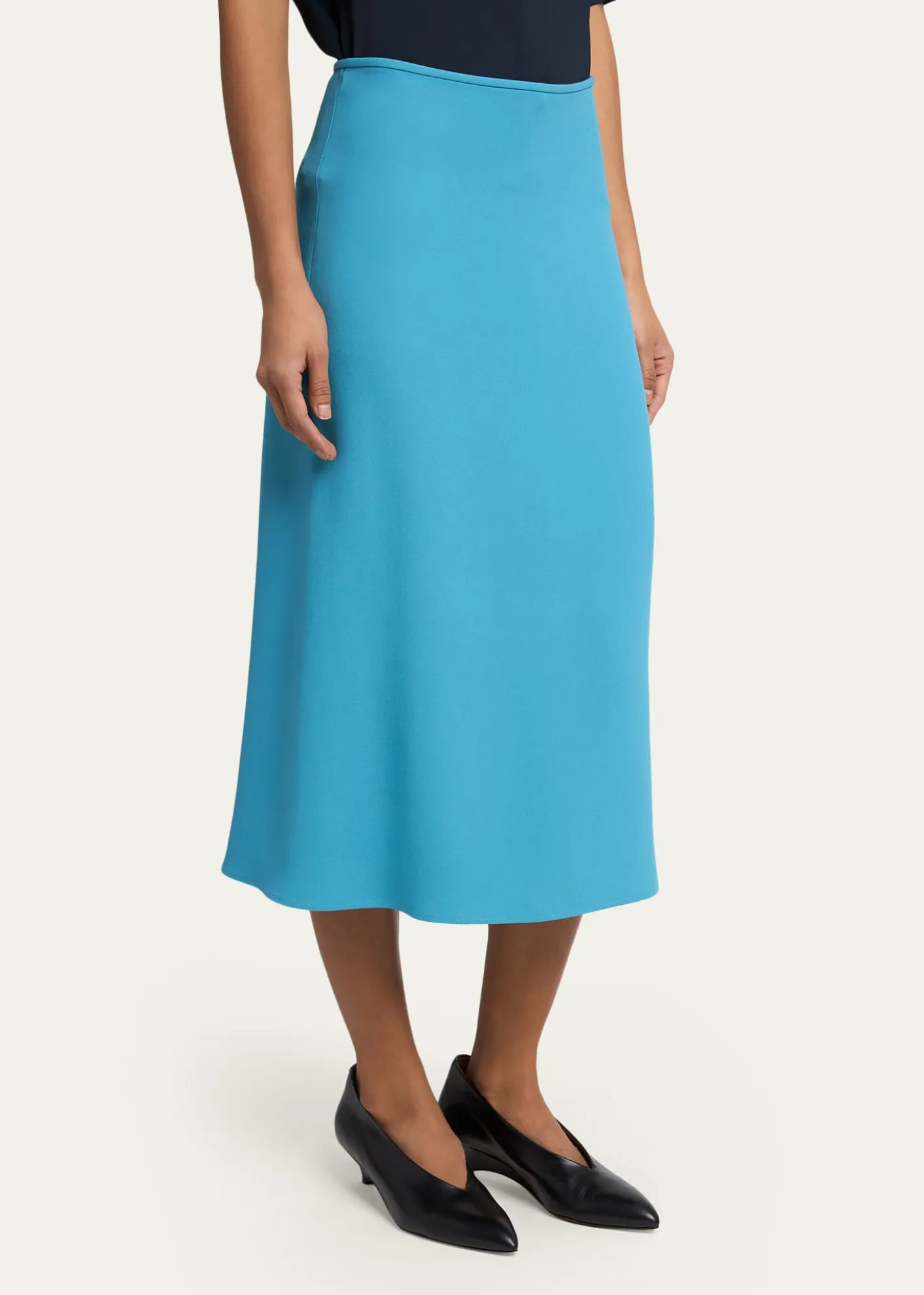 Jil SanderViscose Bias Midi Skirt