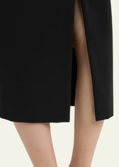 Jil SanderViscose Crepe Midi Skirt