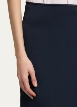 Jil SanderViscose Knee-Length Bias Skirt