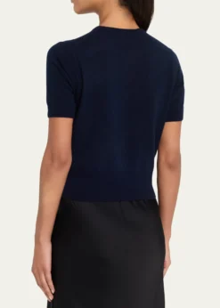 Jil SanderWool-Cashmere Knit Short-Sleeve T-Shirt