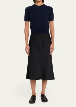 Jil SanderWool-Cashmere Knit Short-Sleeve T-Shirt