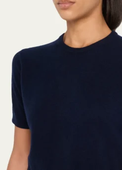 Jil SanderWool-Cashmere Knit Short-Sleeve T-Shirt
