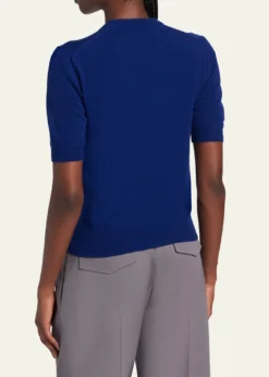 Jil SanderWool Knit Short-Sleeve T-Shirt