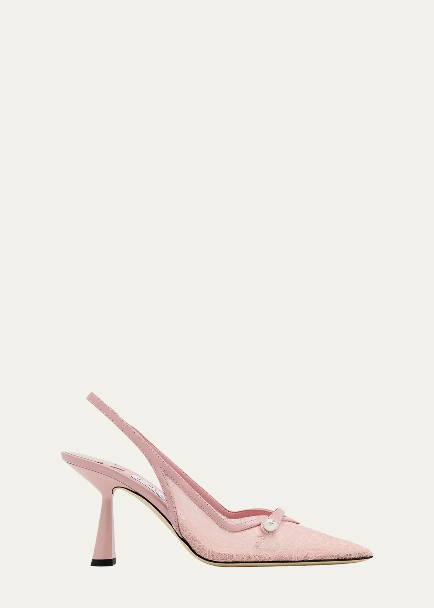Jimmy ChooAmita 85 Lace Slingback Pumps