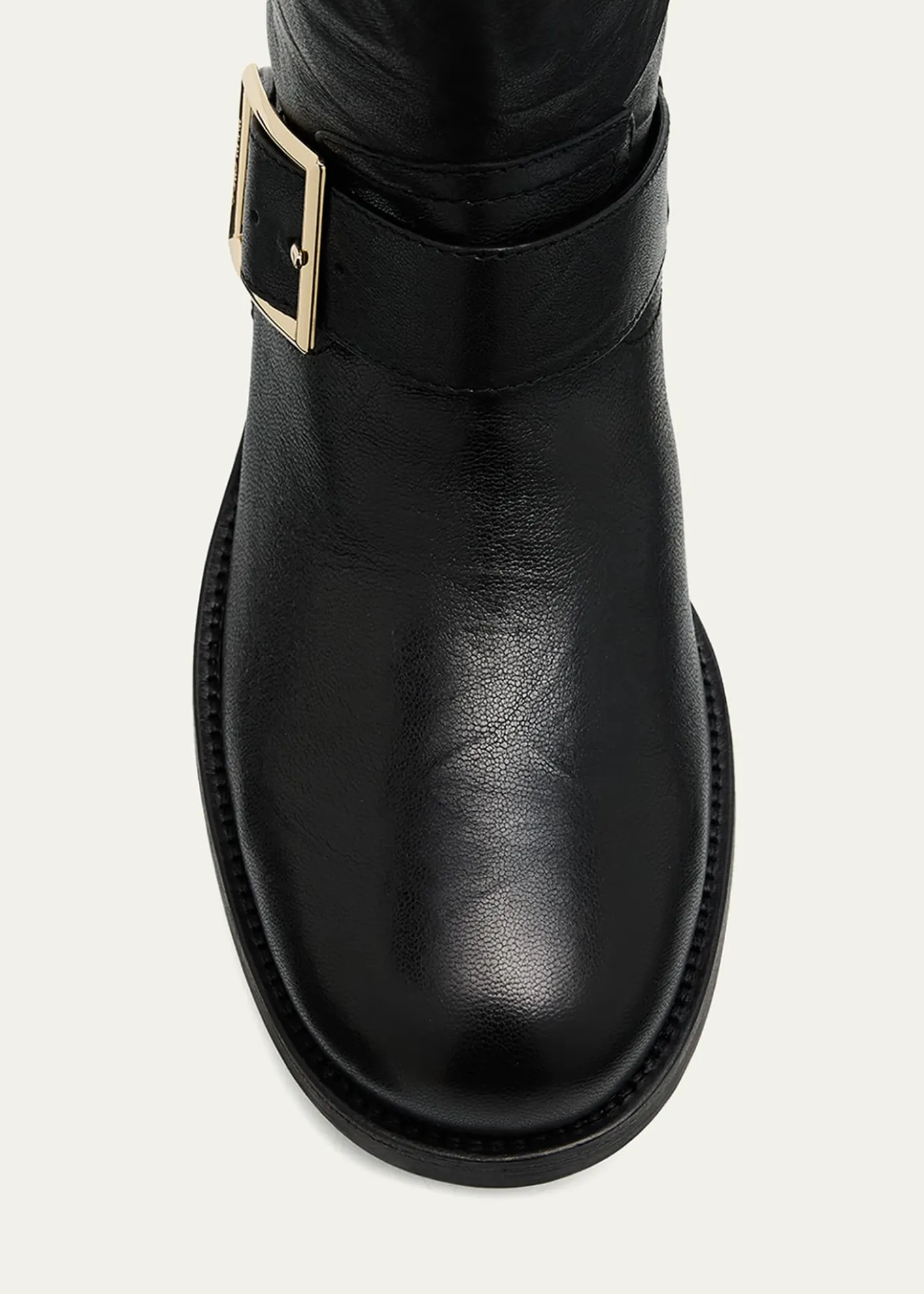 Jimmy ChooBiker Mid Leather Mid-Calf Boots