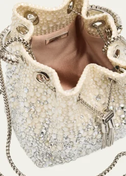 Jimmy ChooBon Bon Embellished Top-Handle Bag