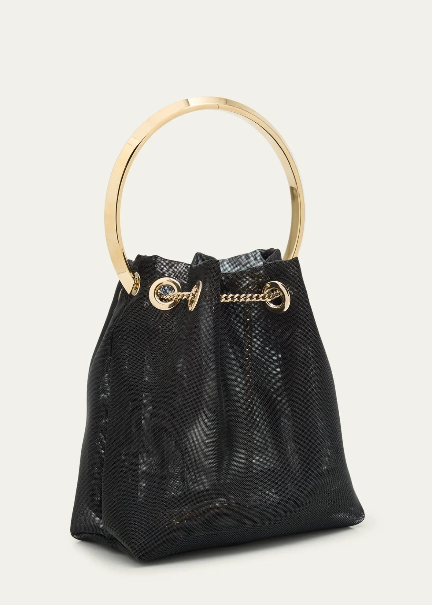Jimmy ChooBon Bon Mesh Bucket Bag