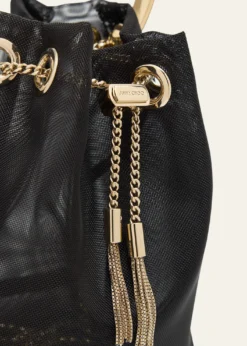 Jimmy ChooBon Bon Mesh Bucket Bag