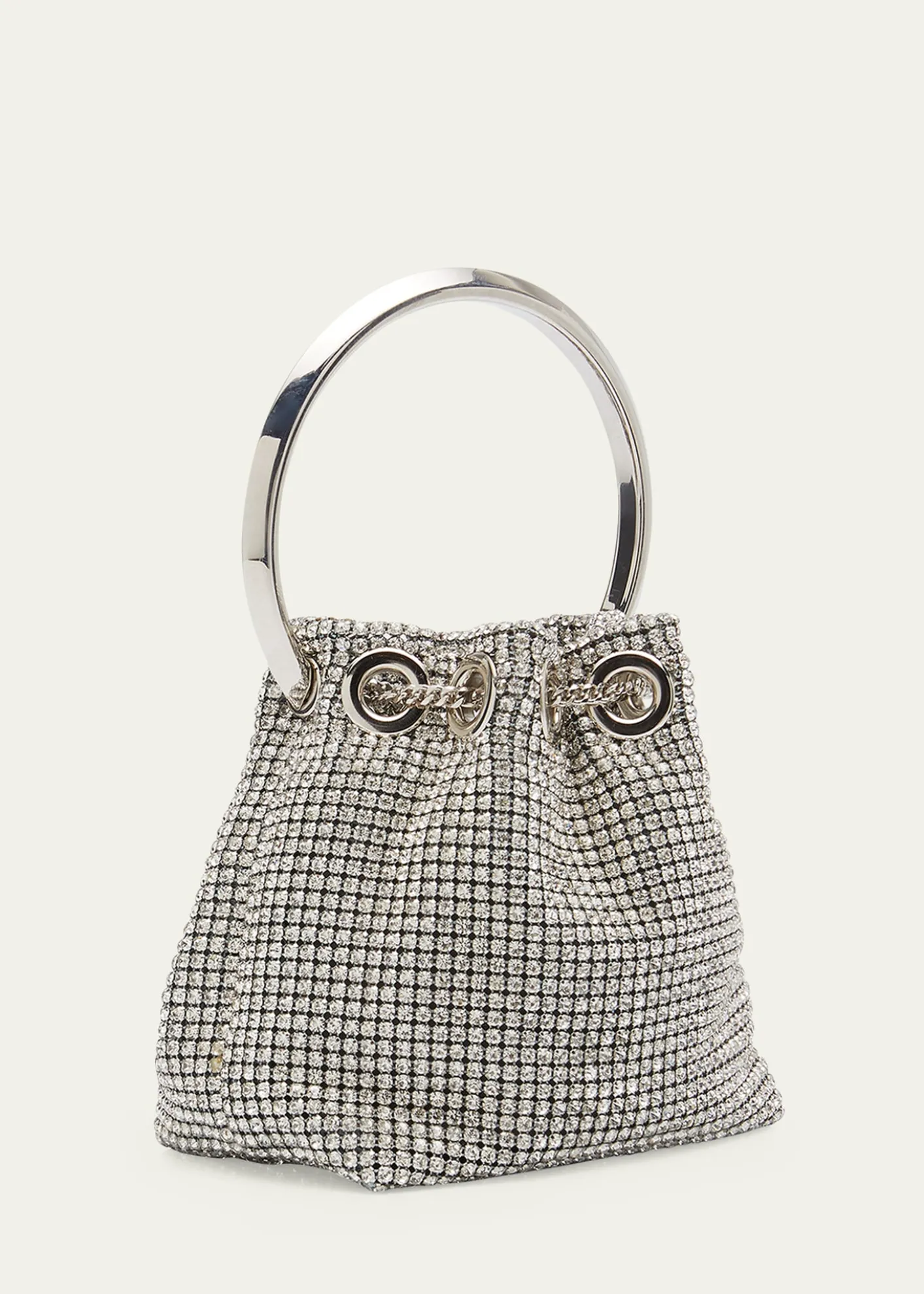 Jimmy ChooBon Bon Micro Crystal Bucket Bag