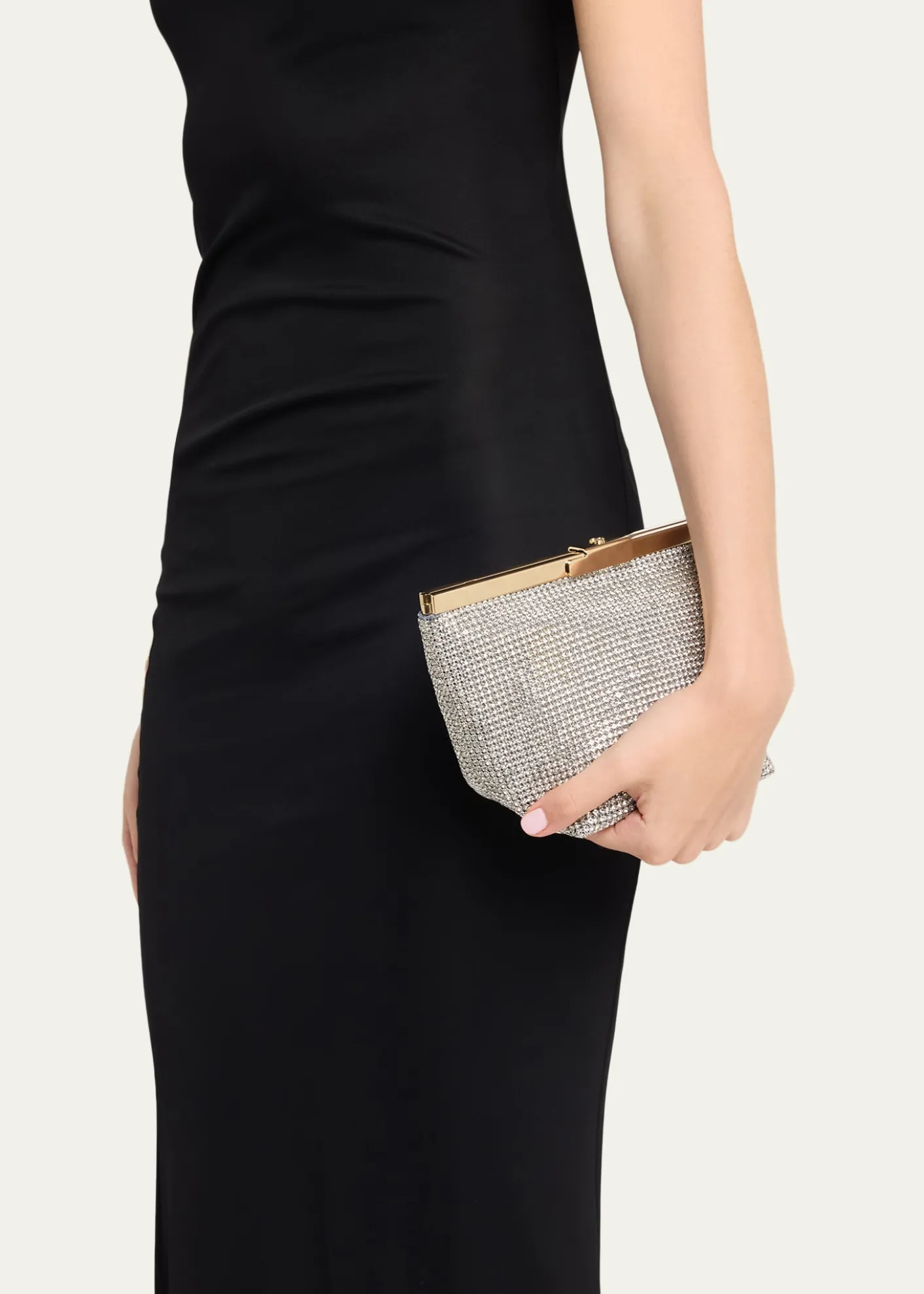 Jimmy ChooGanache Crystal Mesh Clutch Bag