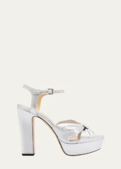 Jimmy ChooHeloise Leather Platform Sandals