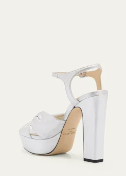 Jimmy ChooHeloise Leather Platform Sandals