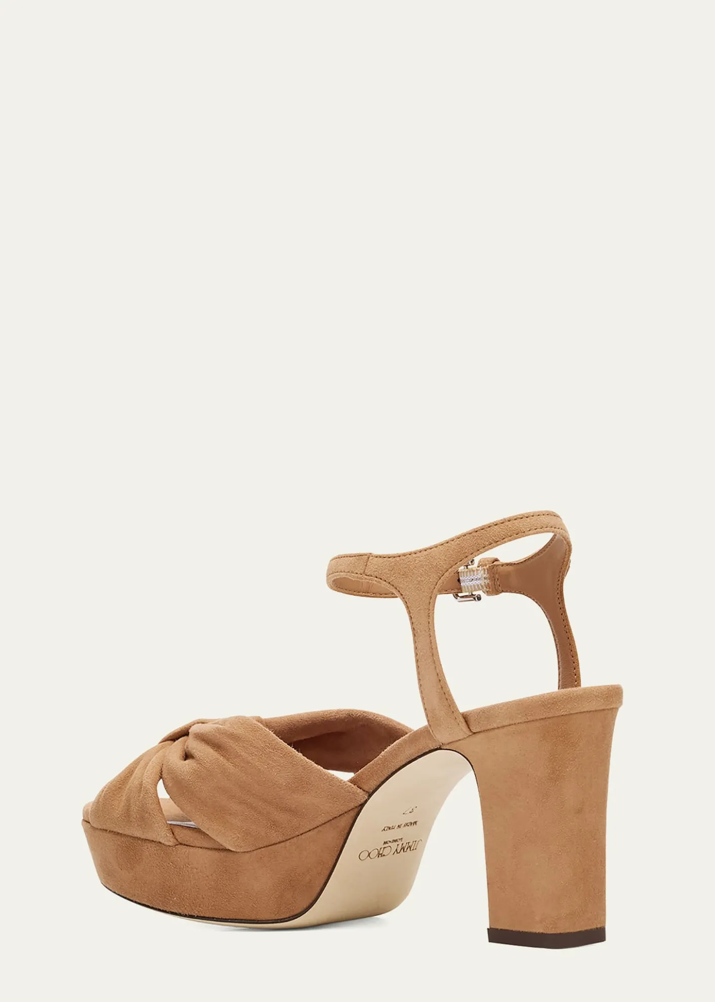Jimmy ChooHeloise 80mm Suede Platform Sandals