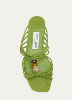 Jimmy ChooLova Suede Flat Slide Sandals
