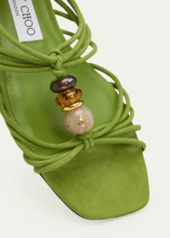 Jimmy ChooLova Suede Flat Slide Sandals