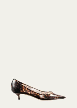 Jimmy Choo35mm Amelia Tortoiseshell-Printed Leather Pumps